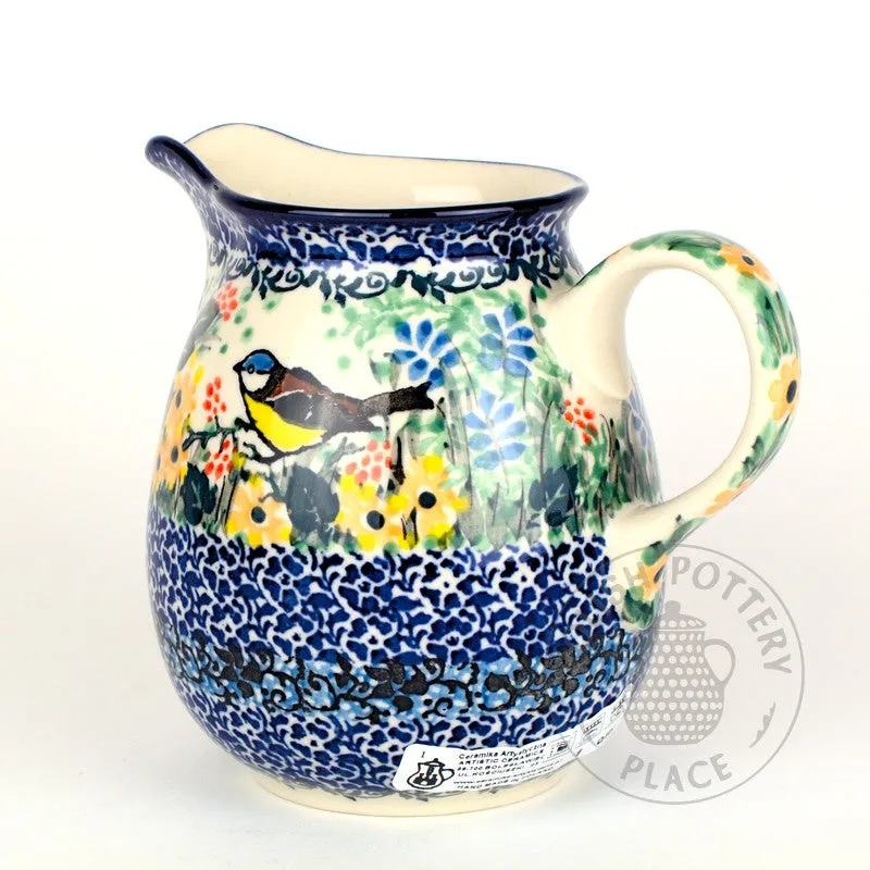 Small Pitcher - Blue Tit Garden UNIKAT