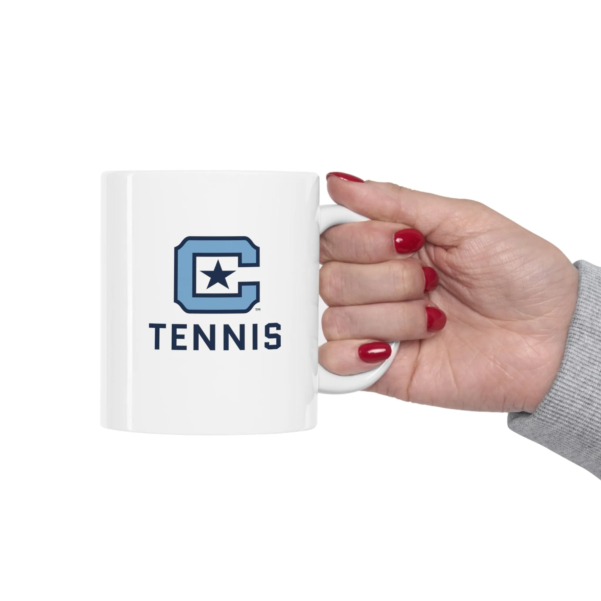 The Citadel Block C Logo, Sports Tennis, Ceramic Mug 11oz