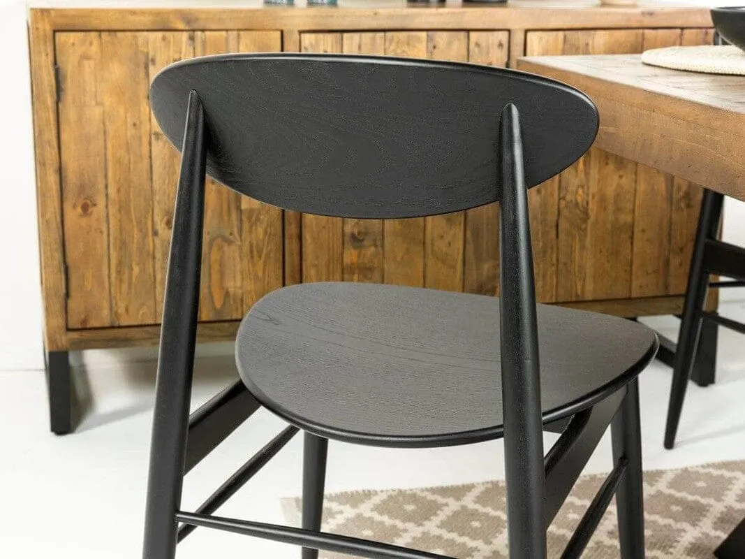 Tulsa Extendable Dining Table (140cm - 180cm) & Gabo Dining Chairs