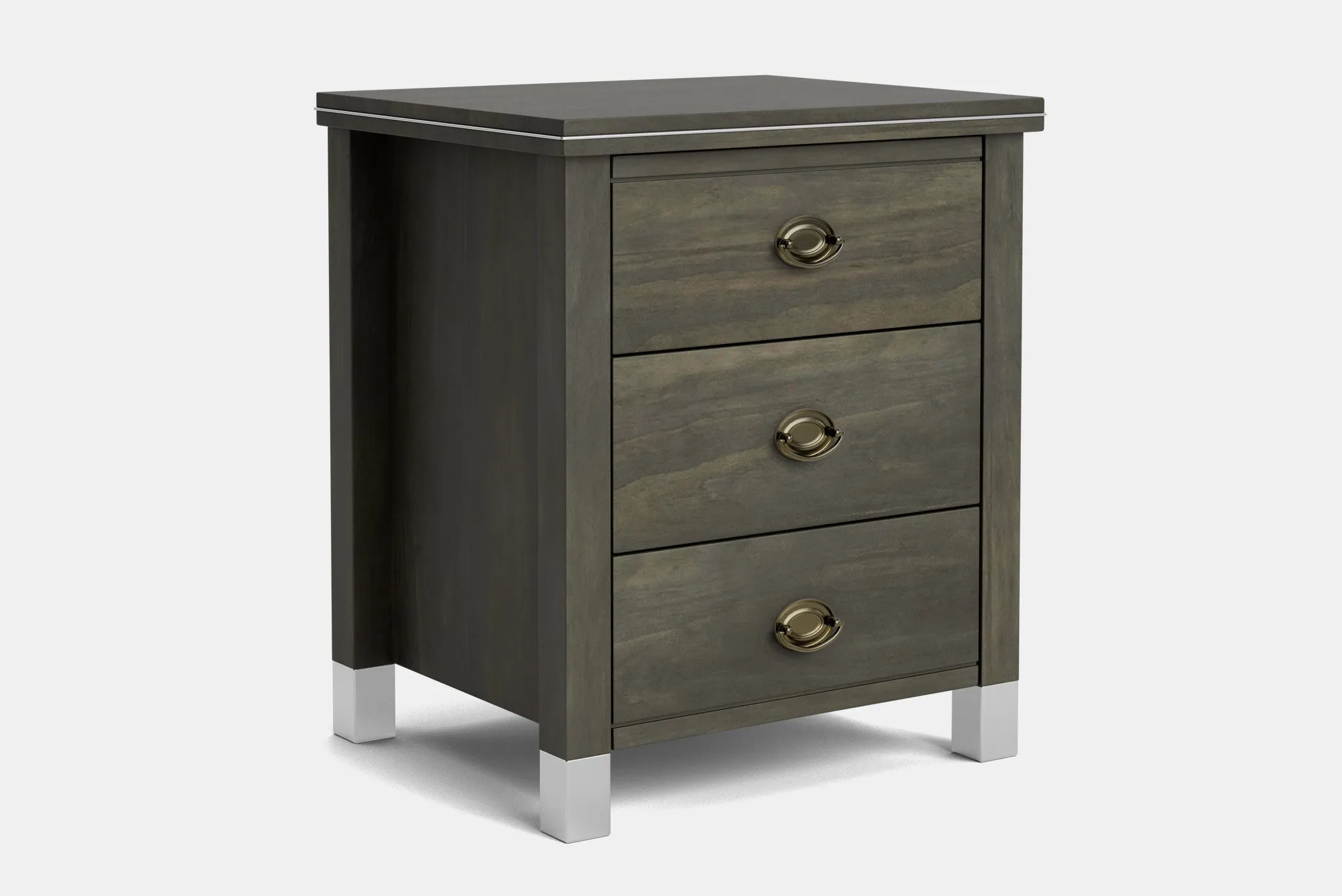 Veniece 3 Drawer Bedside Table