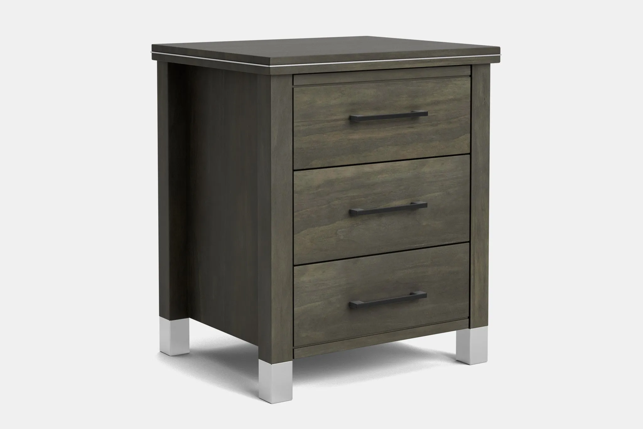 Veniece 3 Drawer Bedside Table