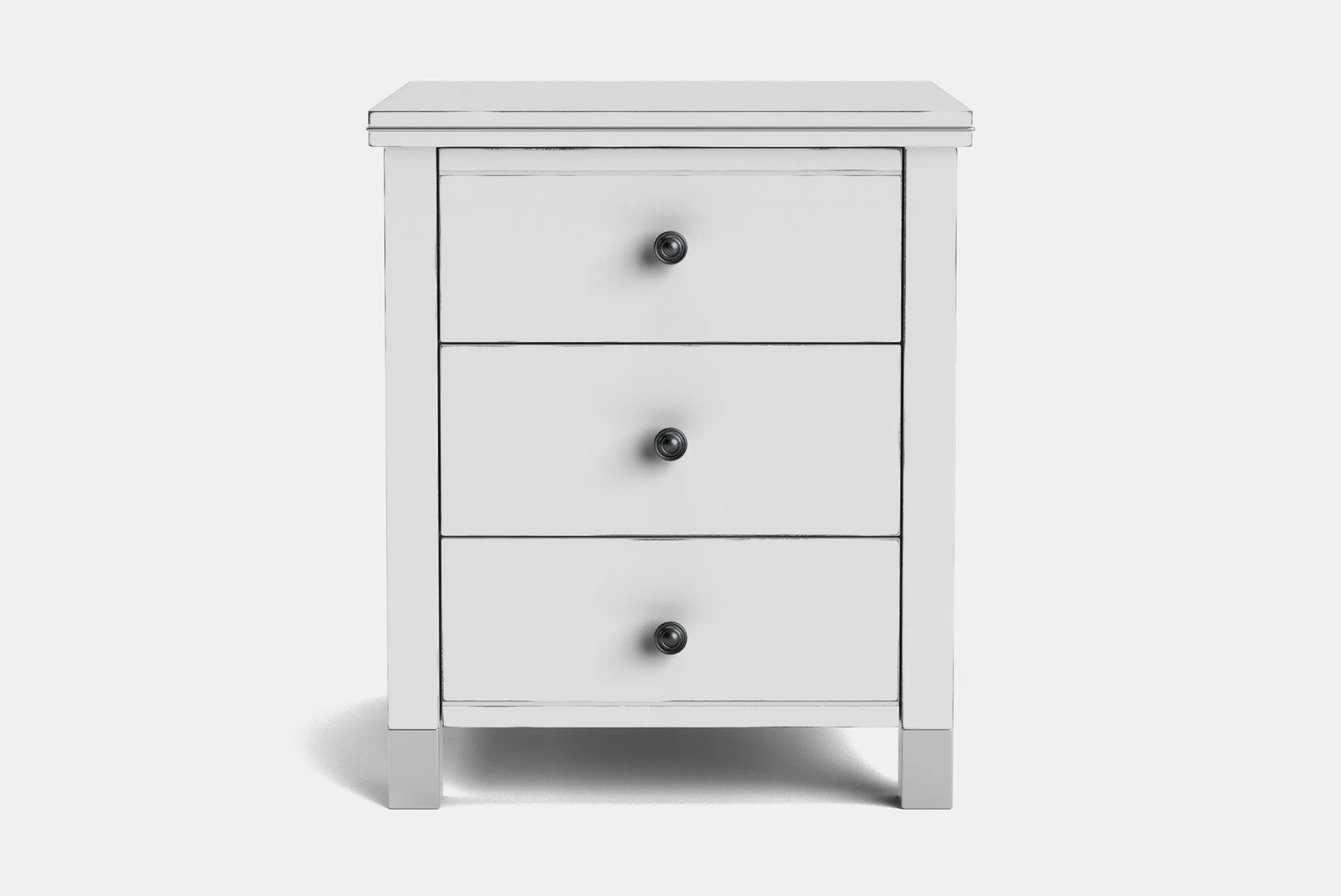 Veniece 3 Drawer Bedside Table