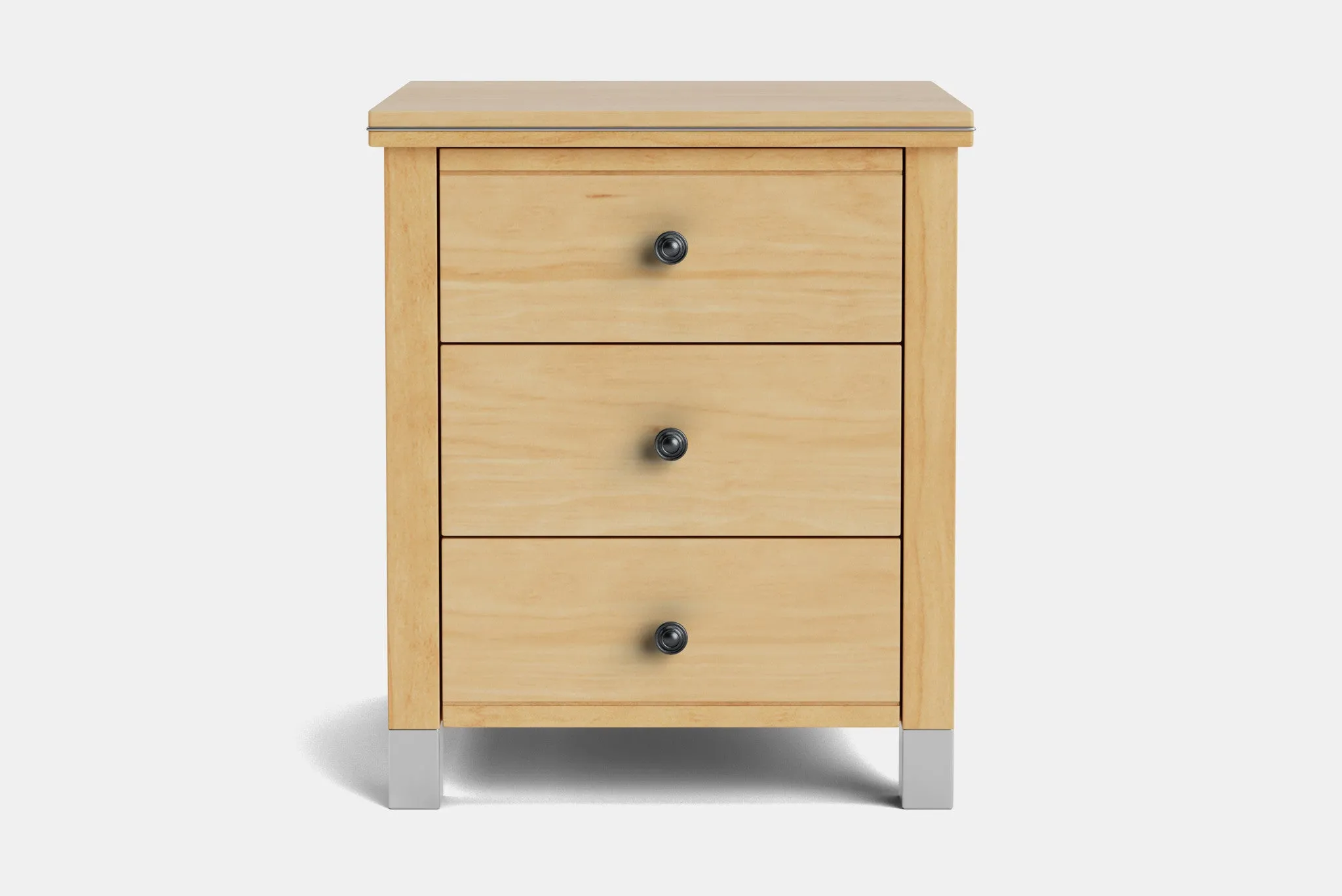 Veniece 3 Drawer Bedside Table