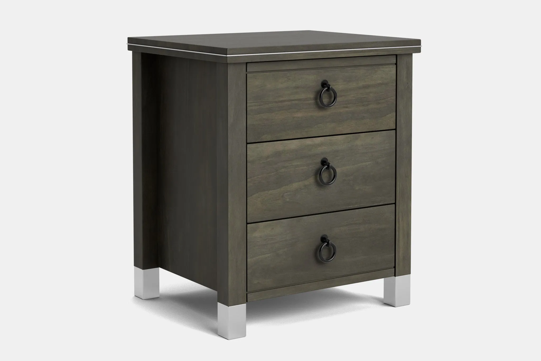 Veniece 3 Drawer Bedside Table