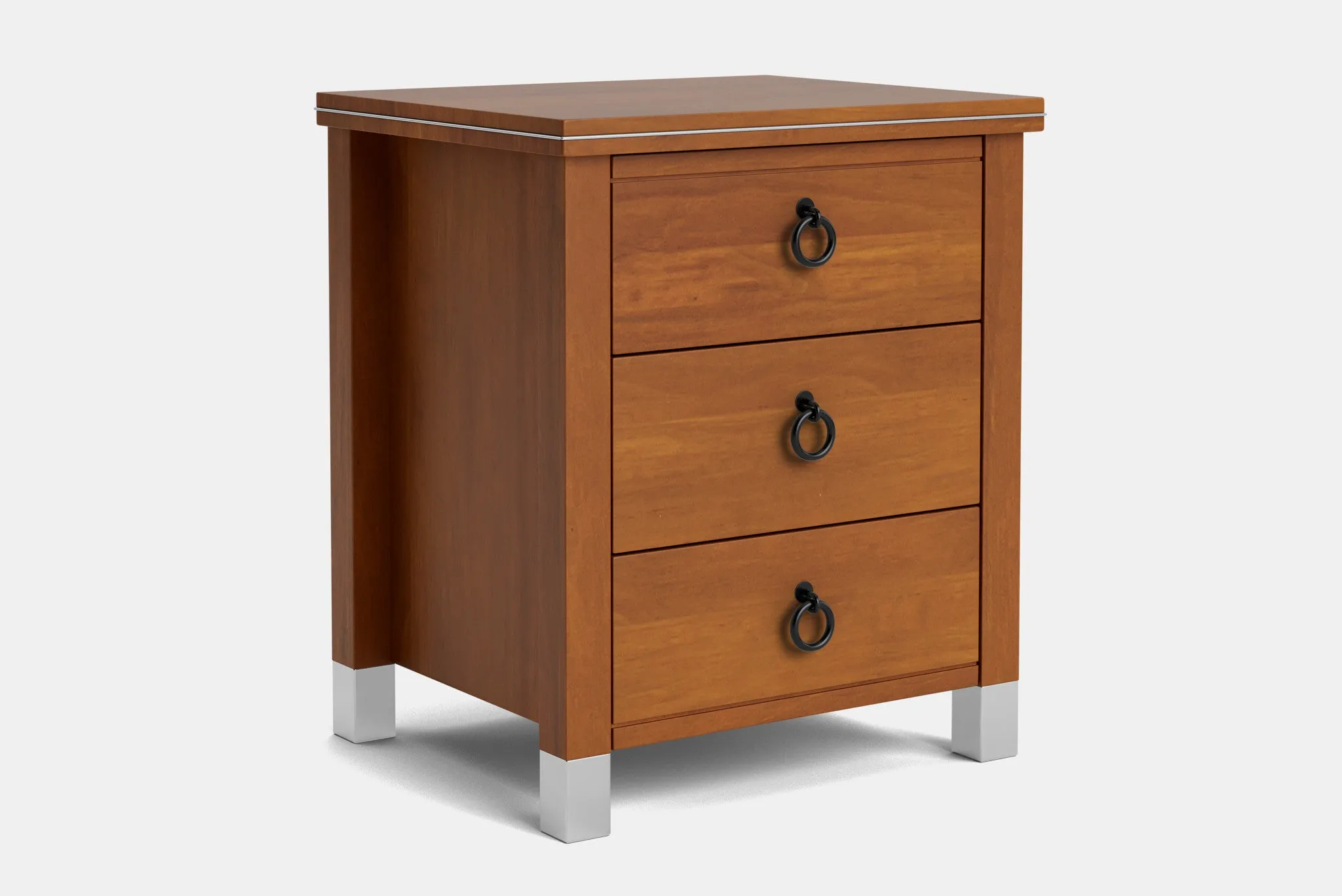 Veniece 3 Drawer Bedside Table