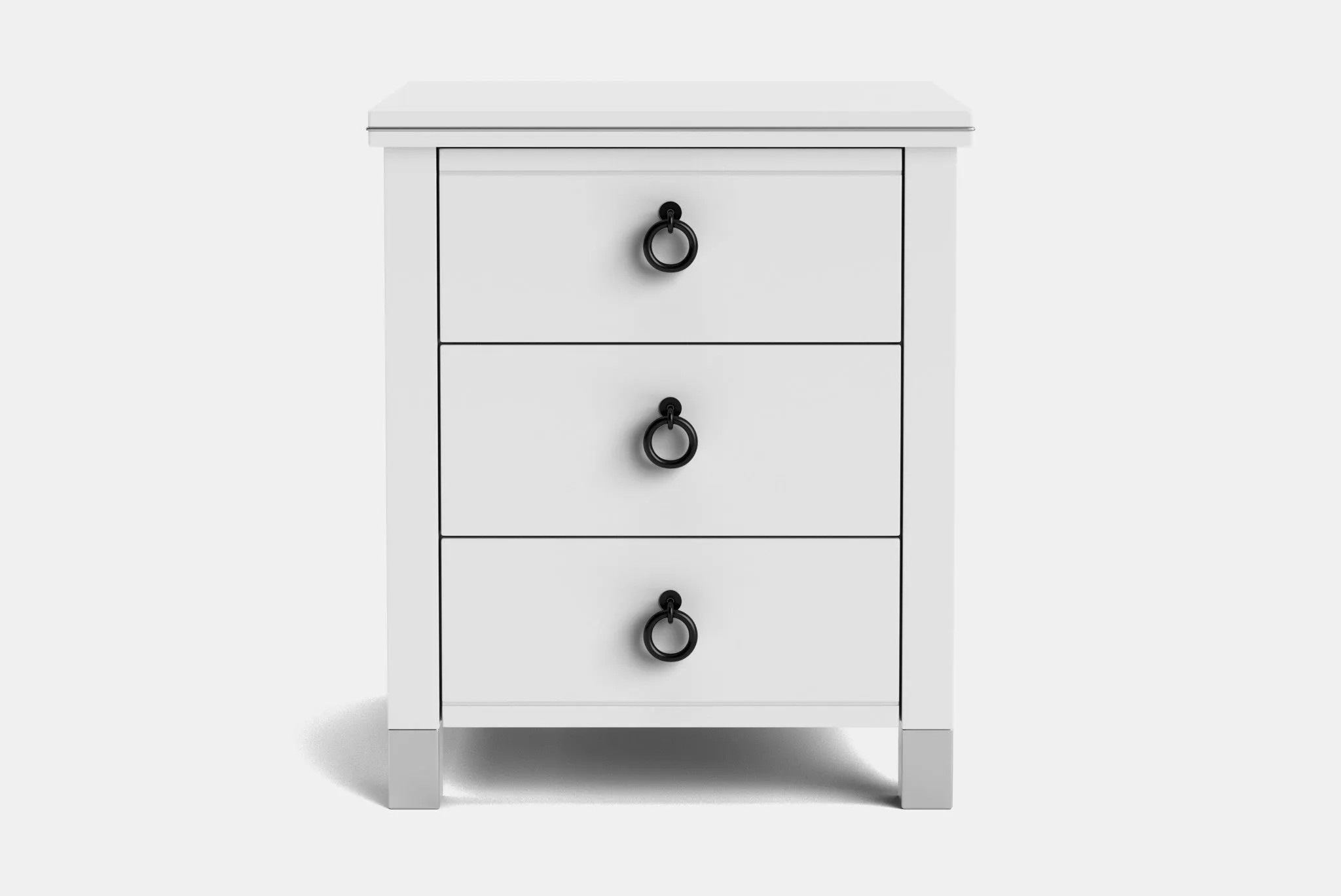 Veniece 3 Drawer Bedside Table