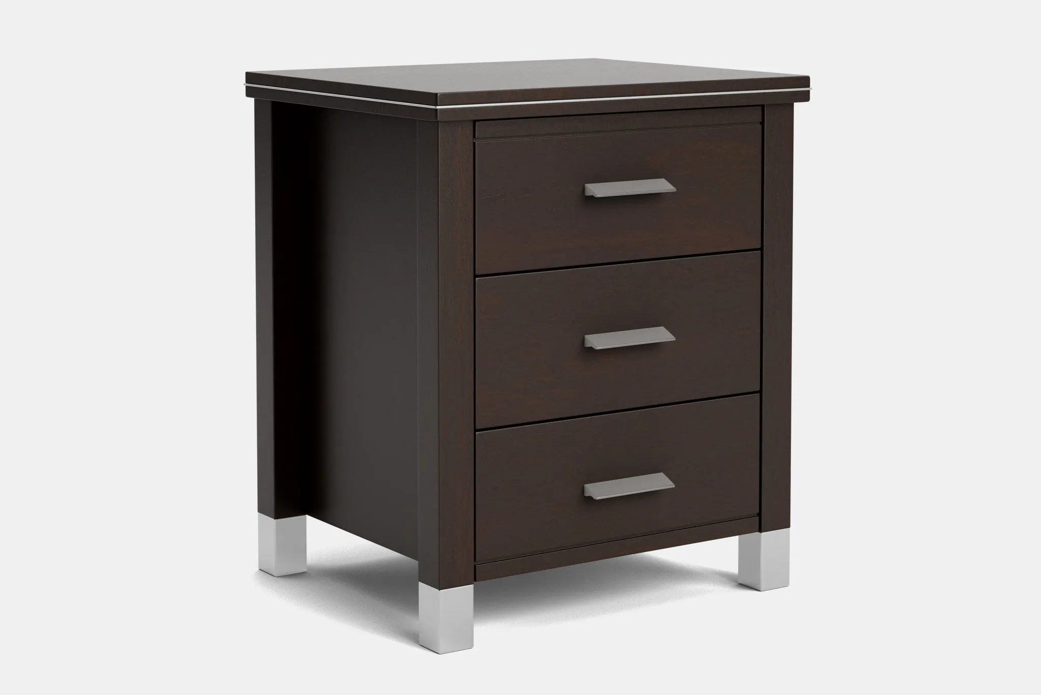 Veniece 3 Drawer Bedside Table