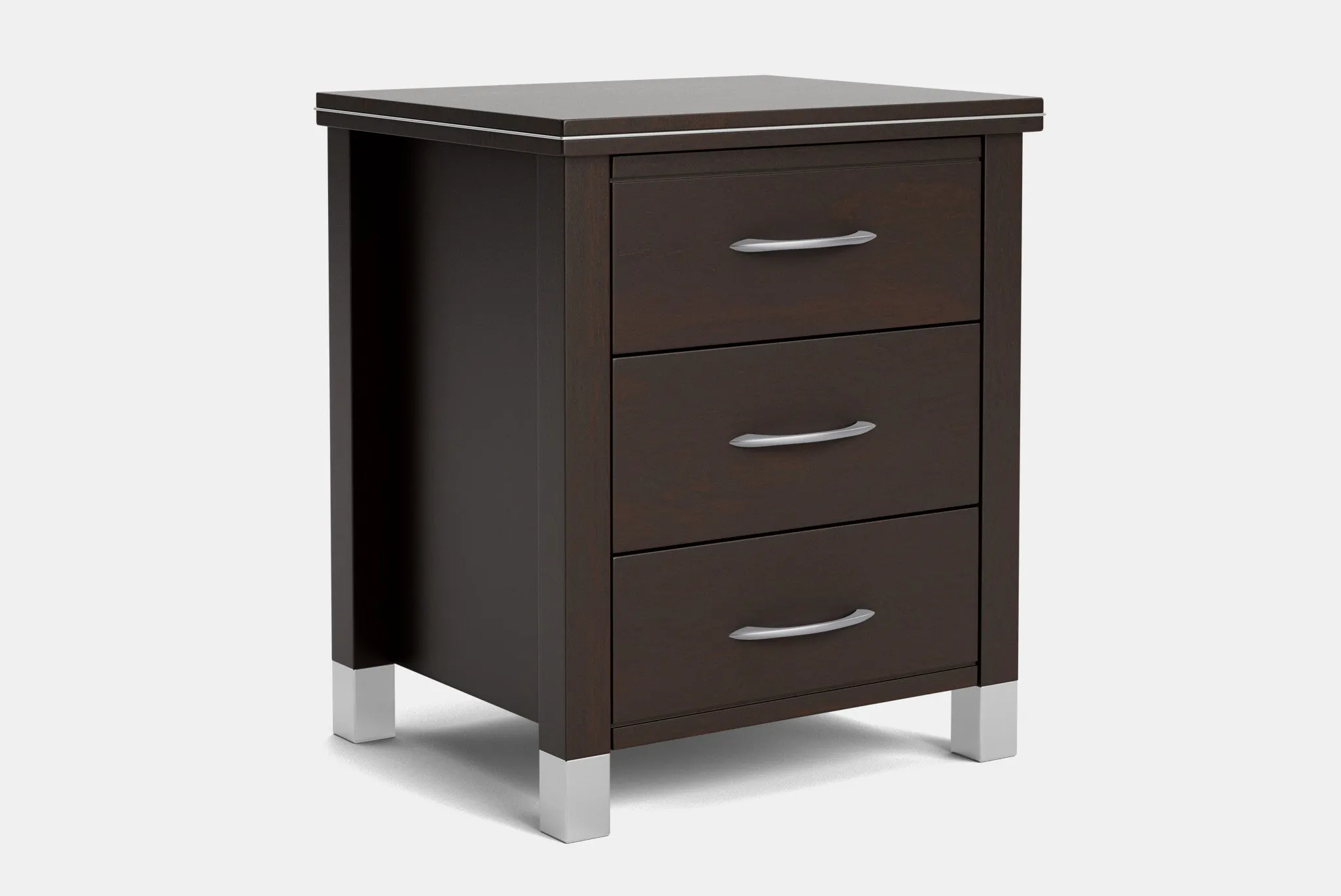 Veniece 3 Drawer Bedside Table