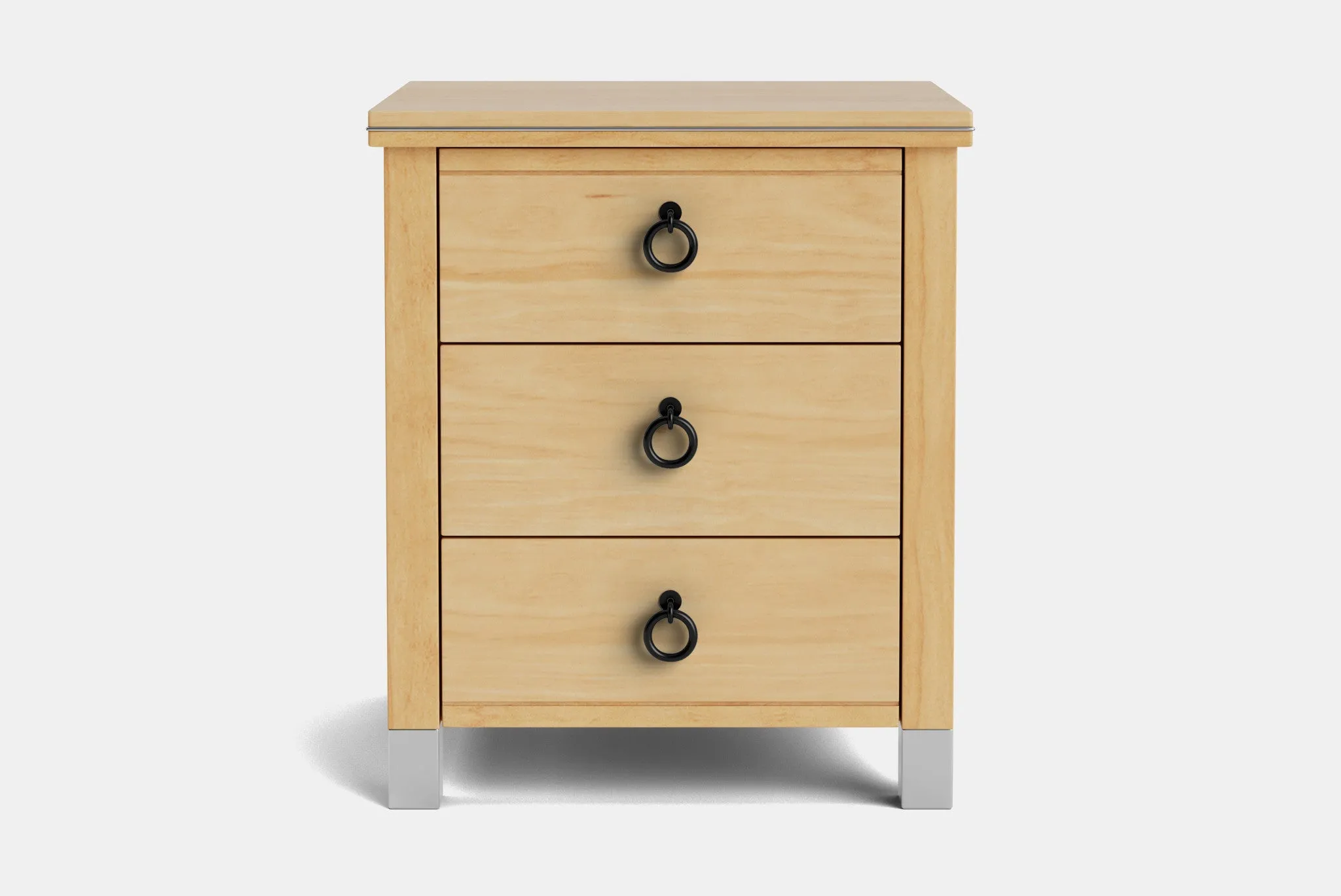 Veniece 3 Drawer Bedside Table