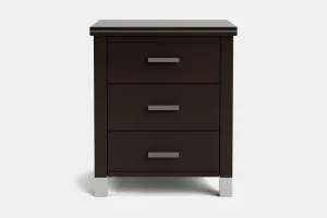 Veniece 3 Drawer Bedside Table