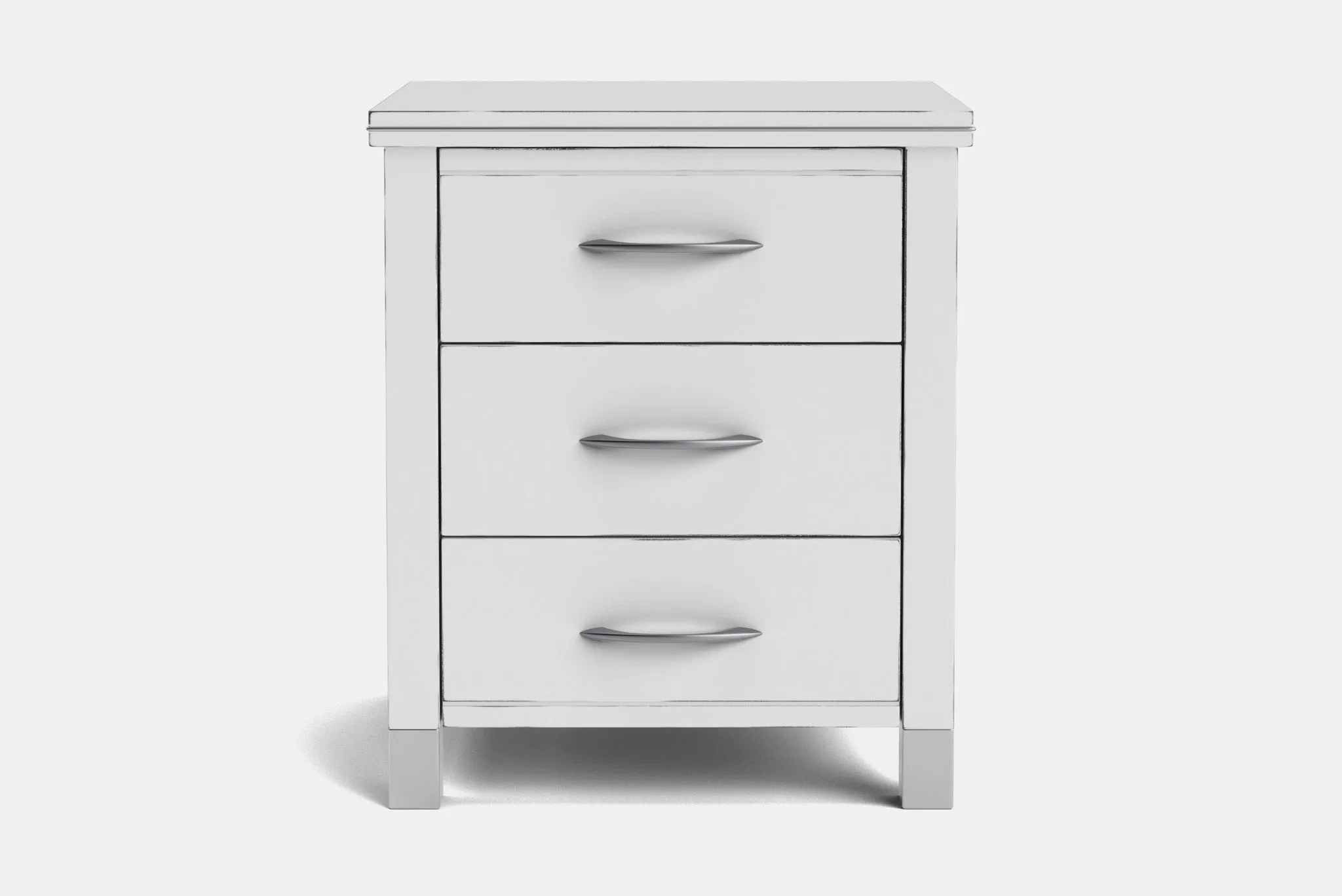 Veniece 3 Drawer Bedside Table