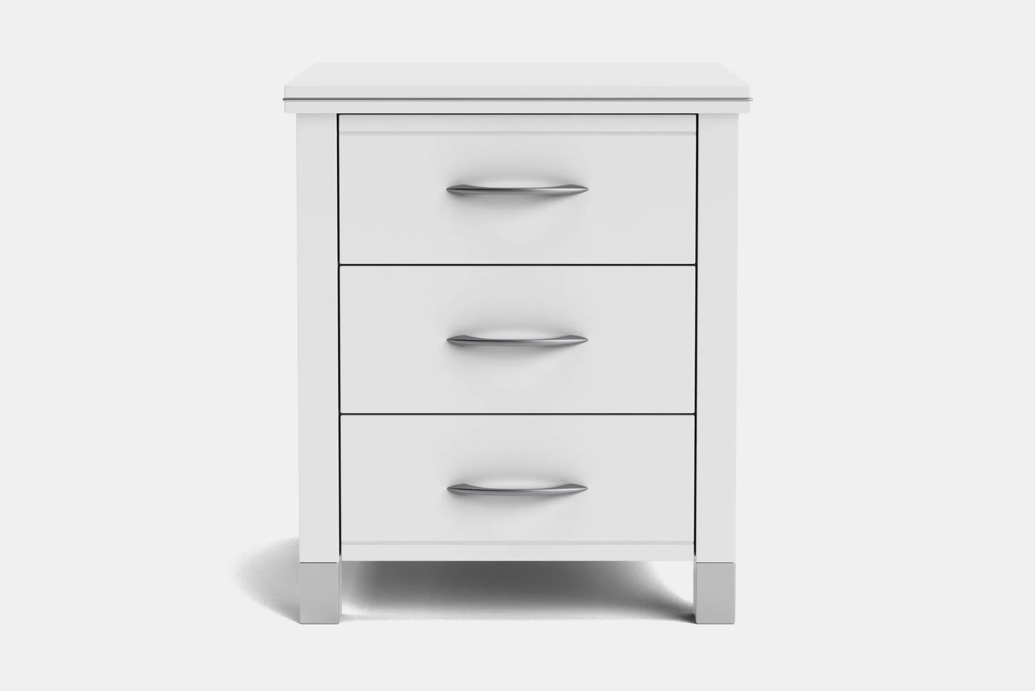 Veniece 3 Drawer Bedside Table