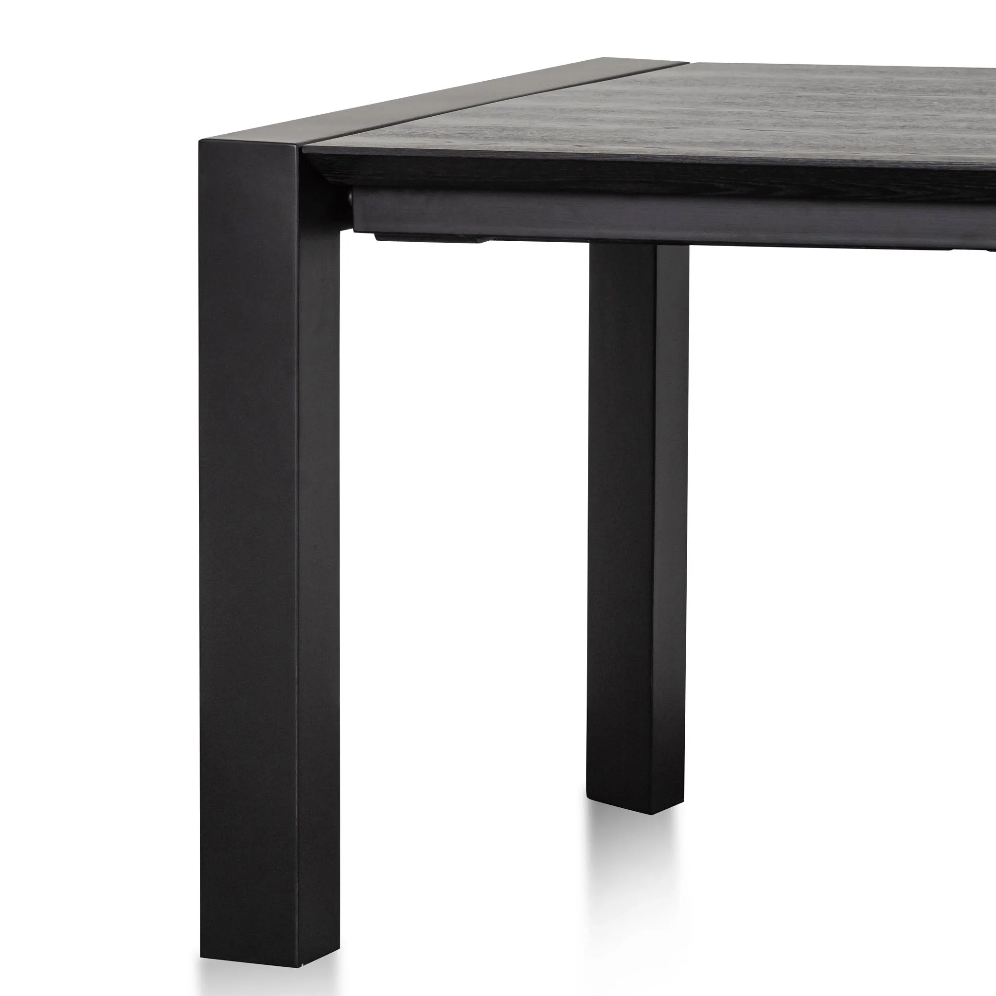 Viola Extendable (1.8m - 2.8m) Wooden Dining Table - Black