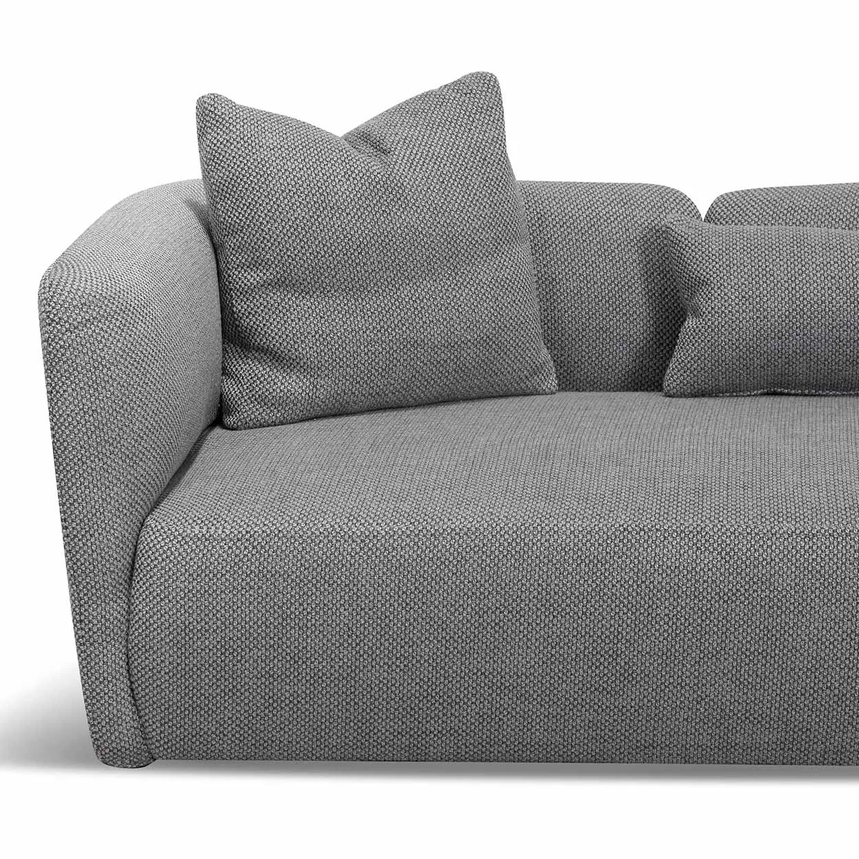 Willian 3 Seater Fabric Sofa - Noble Grey