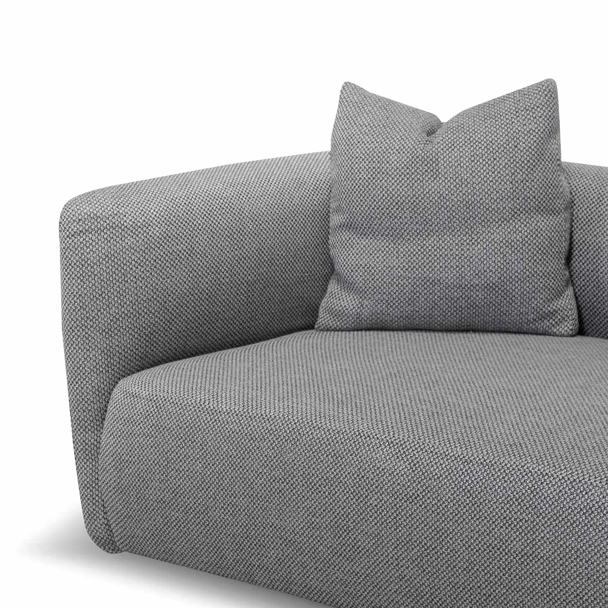 Willian 3 Seater Fabric Sofa - Noble Grey