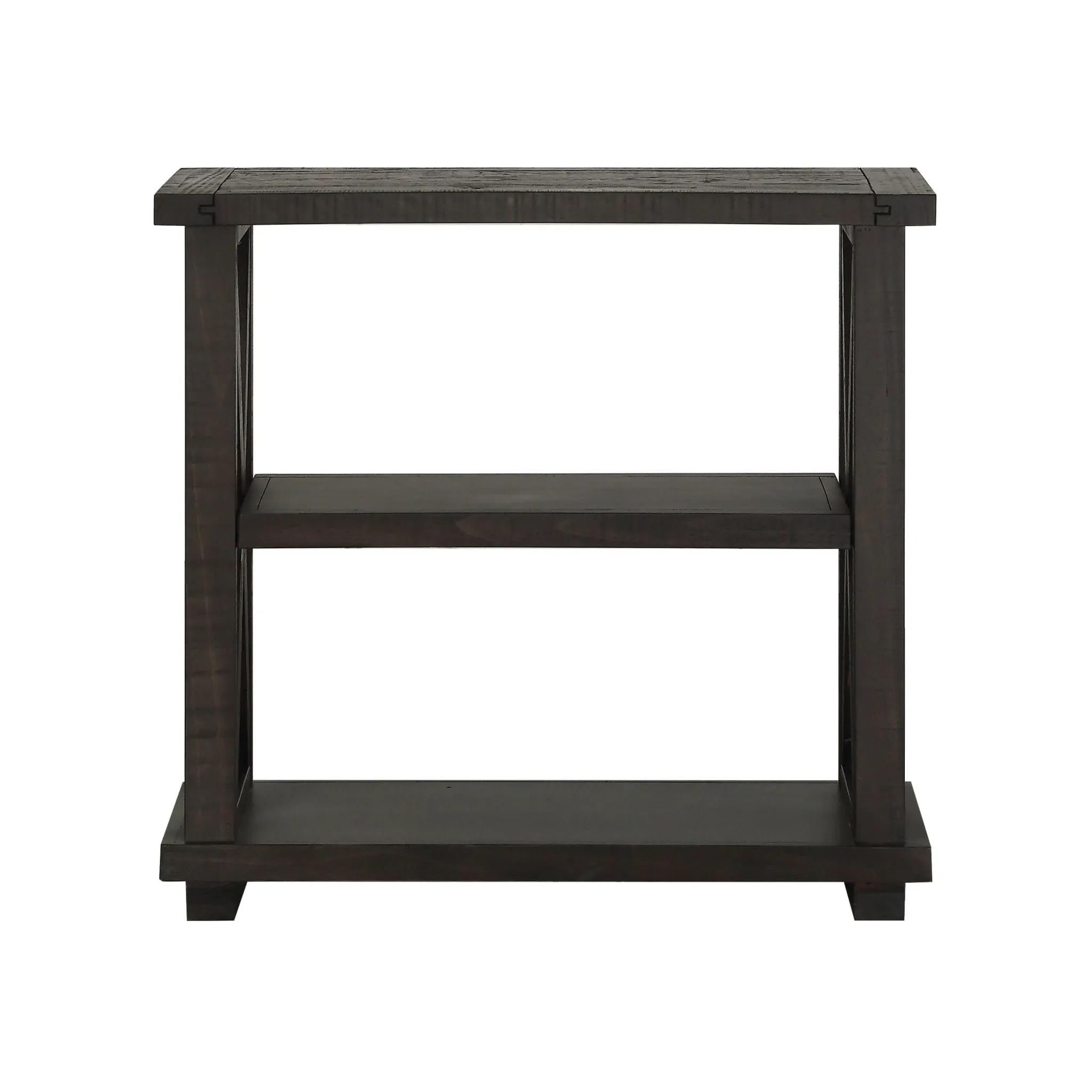 Yosemite Solid Wood 36x39 inch Bookshelf in Cafe